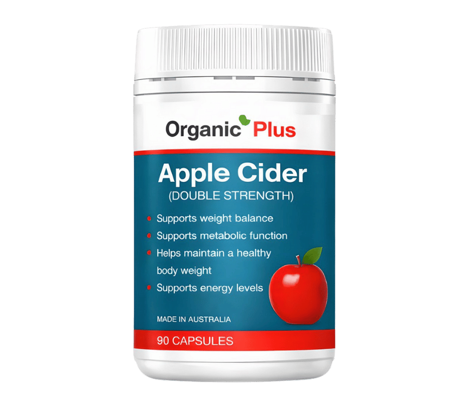 Organic Plus Apple Cider Double Strength 90 Capsules